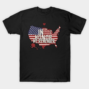 Memorial Day Patriotic American Flag T-Shirt T-Shirt